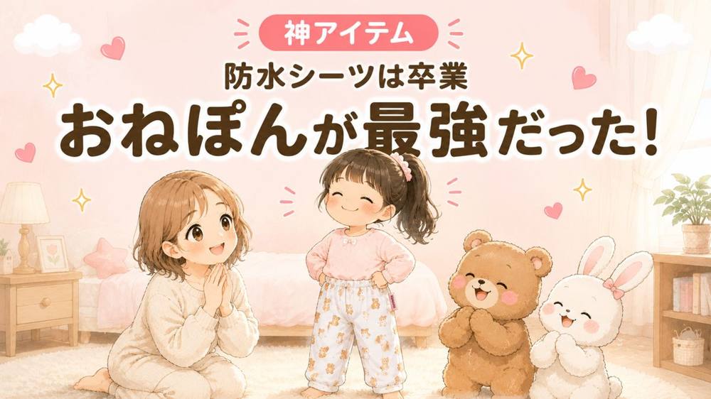 おねしょズボン おねぽん｜神アイテム