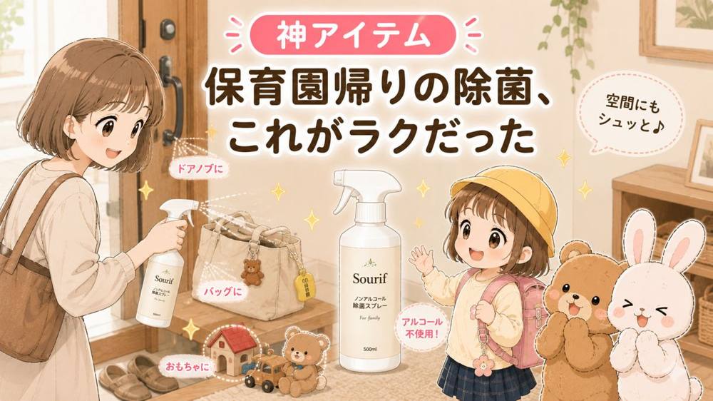 Sourif（スリーフ）除菌消臭スプレー｜神アイテム