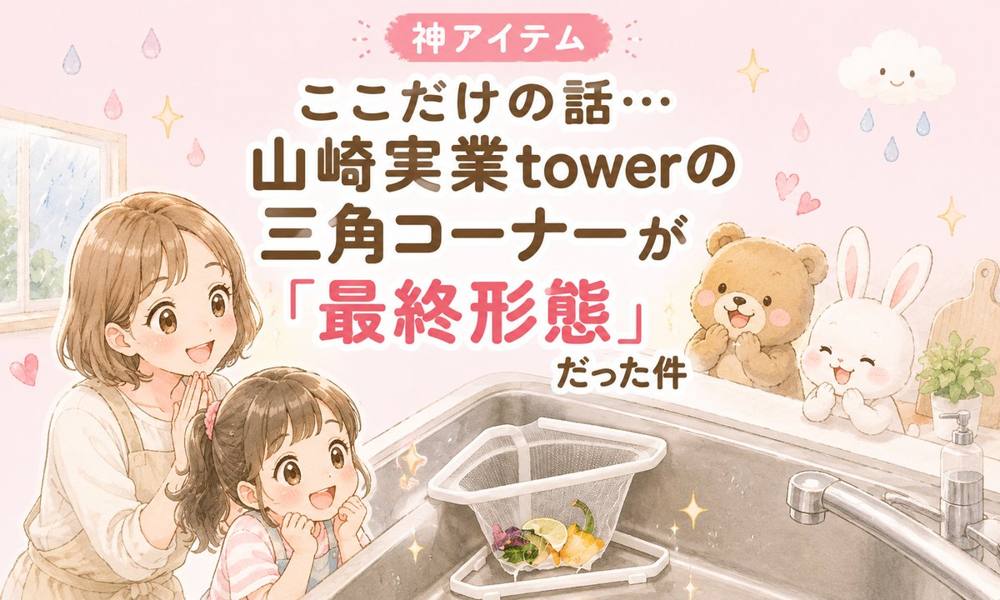山崎実業towerの三角コーナー｜神アイテム